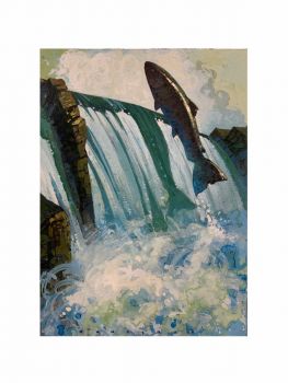 Wade Huntsman: Leaping Salmon